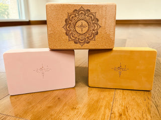 High-Density Foam Yoga Block - Lightweight Support Blocks 9" × 6" × 3"