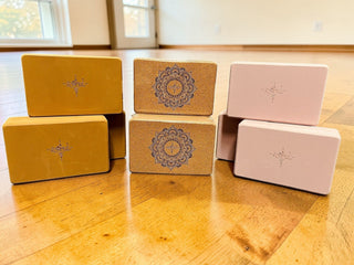 Cork Yoga Block - Natural Anti-Bacterial Yoga Blocks for Support & Alignment