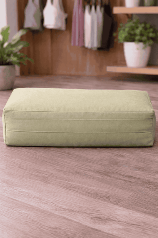Organic Buckwheat Bolster & Meditation Cushion - Restorative Yoga