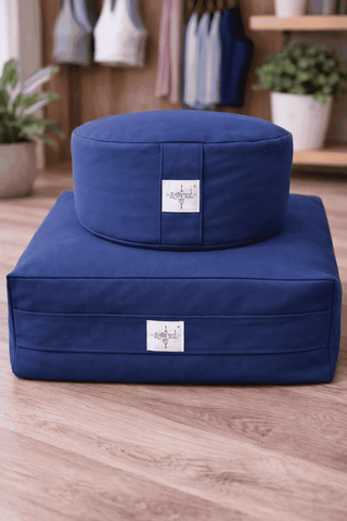 Organic Buckwheat Bolster & Meditation Cushion - Restorative Yoga