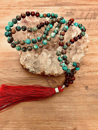 Blue Lace Agate Mala