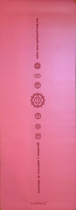 Chakras with Sanskrit Non-Slip Yoga Mat