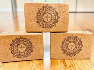 High-Density Foam Yoga Block - Lightweight Support Blocks 9" × 6" × 3"