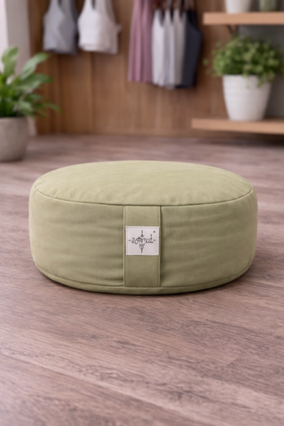 Organic Buckwheat Bolster & Meditation Cushion - Restorative Yoga