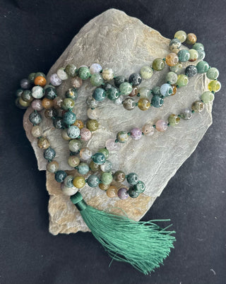 Green Agate Mala