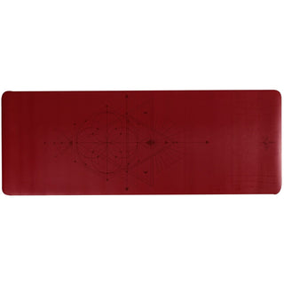 Sacred Geo Mat-Cranberry
